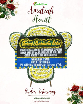 Papan Bunga Duka di Sanggau